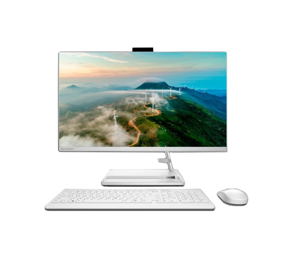Моноблок Lenovo Ideacentre AIO / Intel core i5-13420H / DDR4 8GB / SSD 512GB/ 24" FHD IPS 250 NITS / White купить
