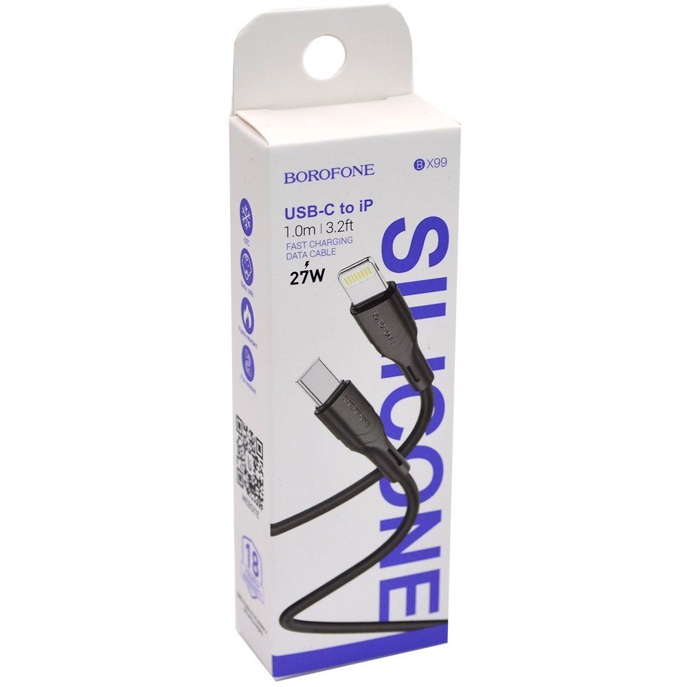 Borofone BX99 PD 27W 1m Type-C to Lightning kabeli O'zbekistonda