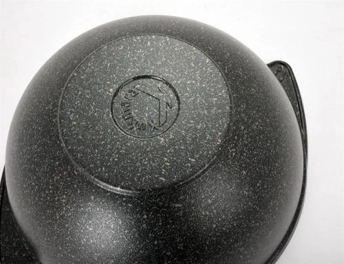 Kukmara 9 litrli palov uchun qozon (to‘q marmar, yopishmaydigan qoplama, metall qopqoqli) (кмт95а) arzon