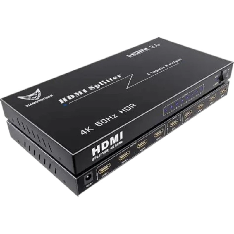 HDMI Splitter tarmoqlagichi 1x8 UHD 4Kx2K sotib olish