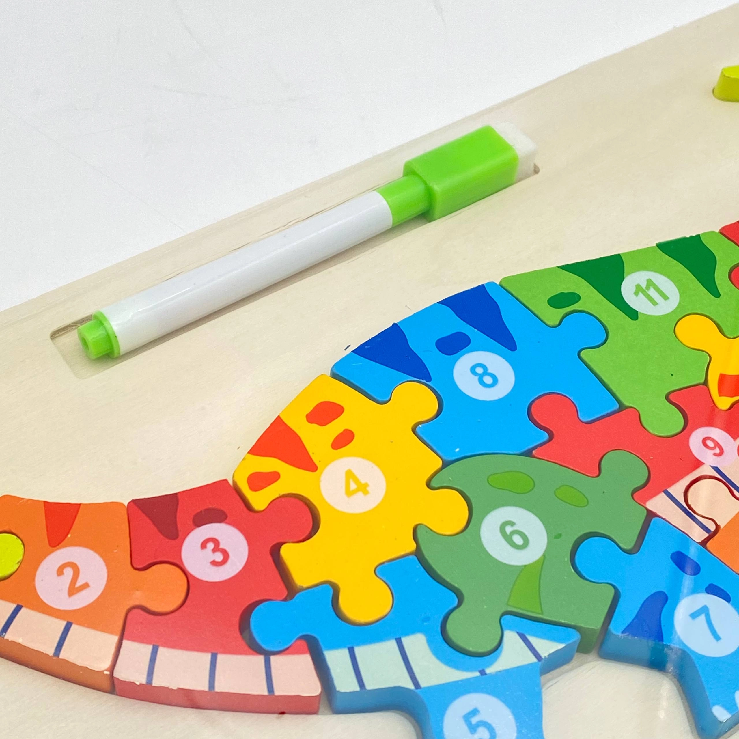 Taxta pazl: Raqamlar va shakllar arzon