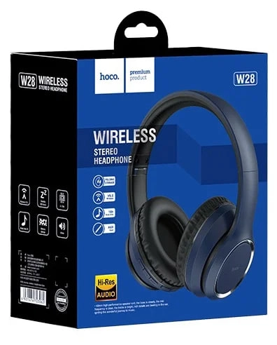 Беспроводные Наушники HOCO W28 синий онлайн