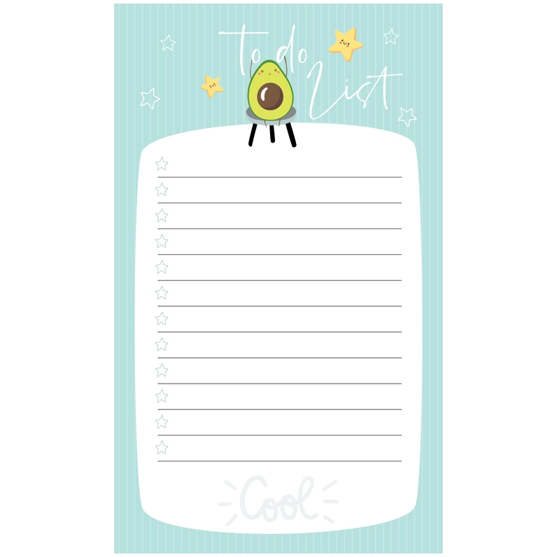 Yozuvlar uchun blok (To Do list) MESHU "Avocado" (10*17*0.6 sm), (MS_46571) sotib olish