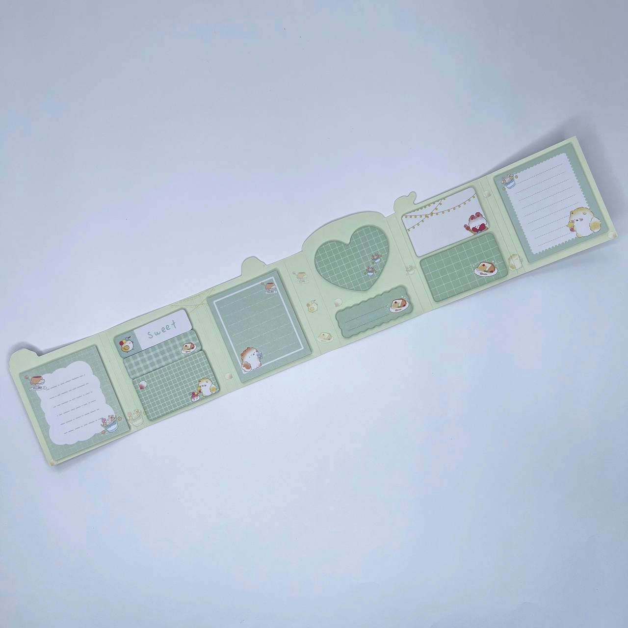 Стикеры для заметок Буклет (зеленый) недорого