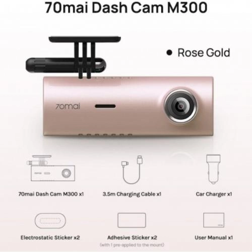 Xiaomi 70mai Dash Cam M300 (Rose) videoregistratori arzon
