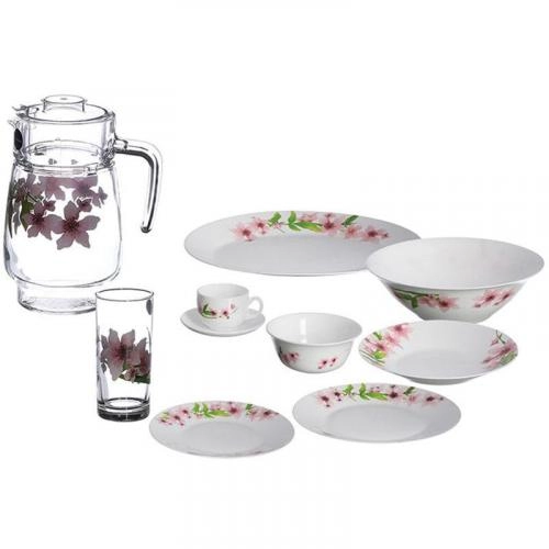 Muguet – 46 buyumli, 6 kishilik Luminarc dasturxon servizi arzon