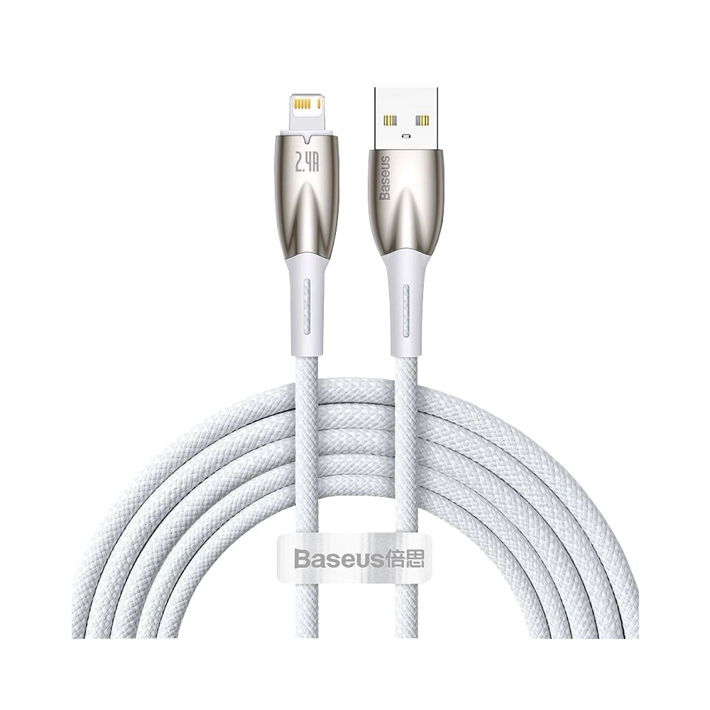 Baseus CADH000202 Glimmer Series Fast Charging Data Cable USB - Lightning 2.4A 1m kabeli sotib olish