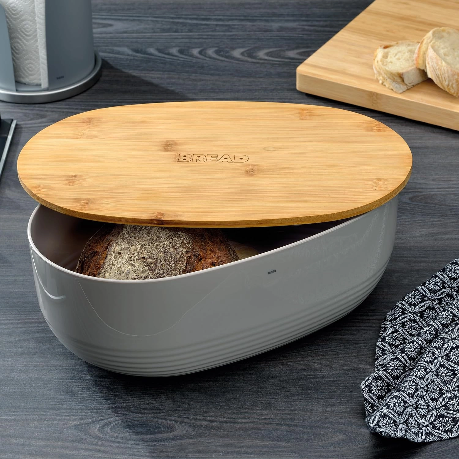 Хлебница KELA Namur бежевая 12061 недорого