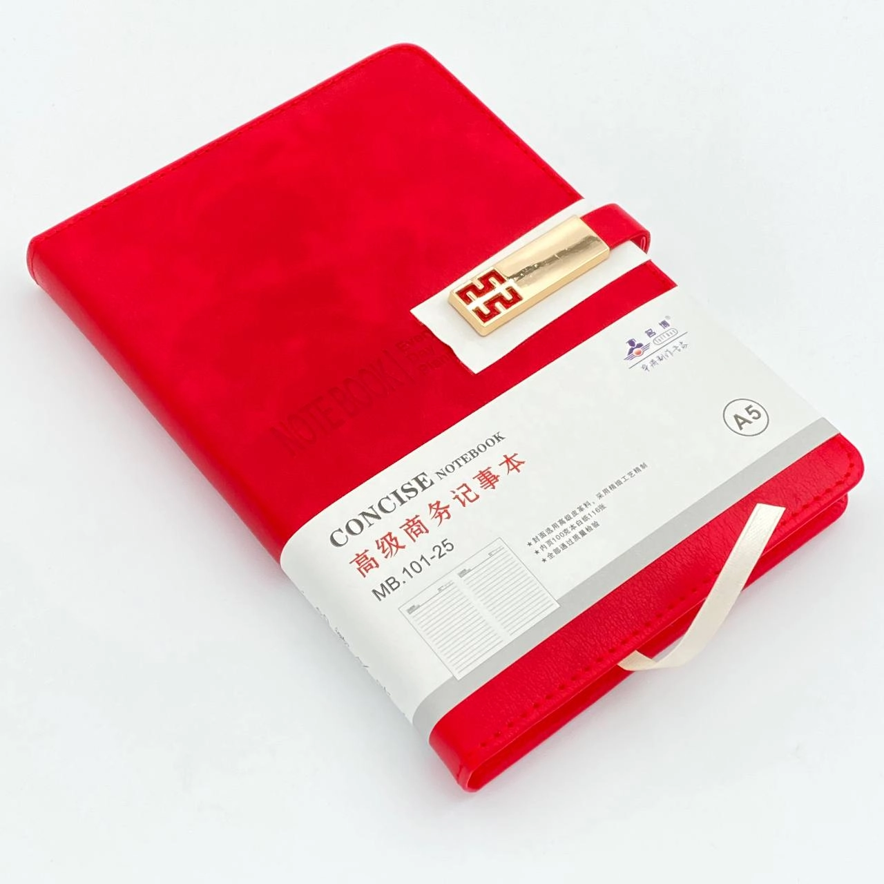 Concise MB.101-25 qizil magnitli bloknoti (116 varaq) arzon