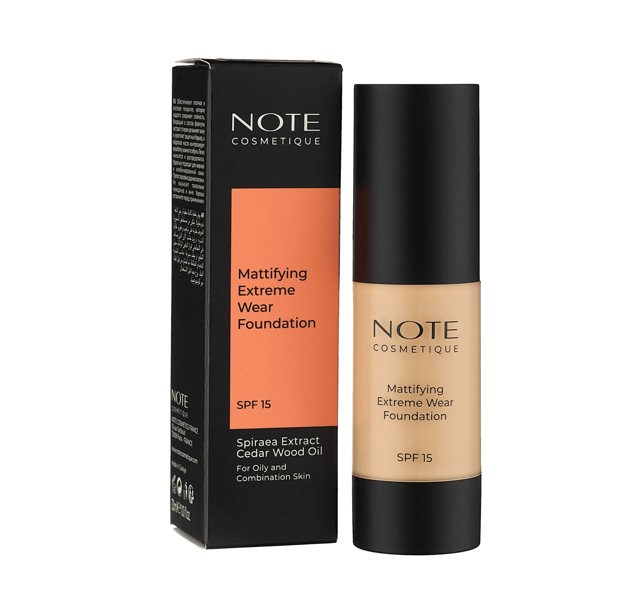 Тональный крем  NOTE MATTIFYING EXTREME WEAR FOUNDATION 01 SPF15 (30 мл) купить