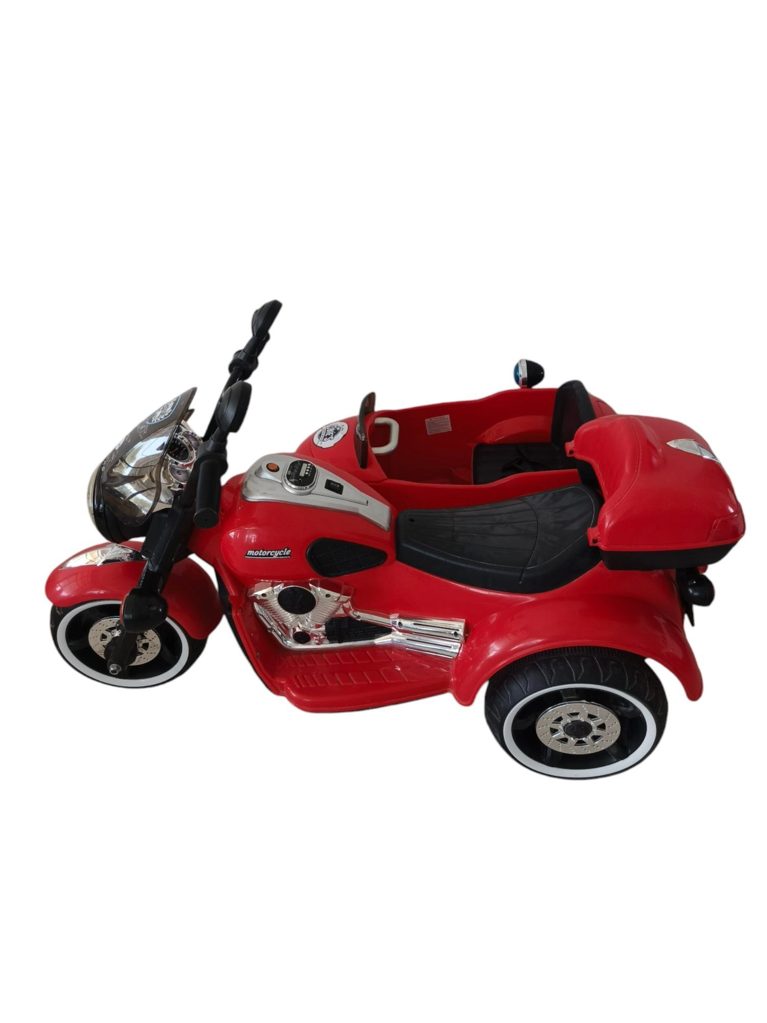 ALPOMISH M1 qizil rangli bolalar elektromotosikli O'zbekistonda