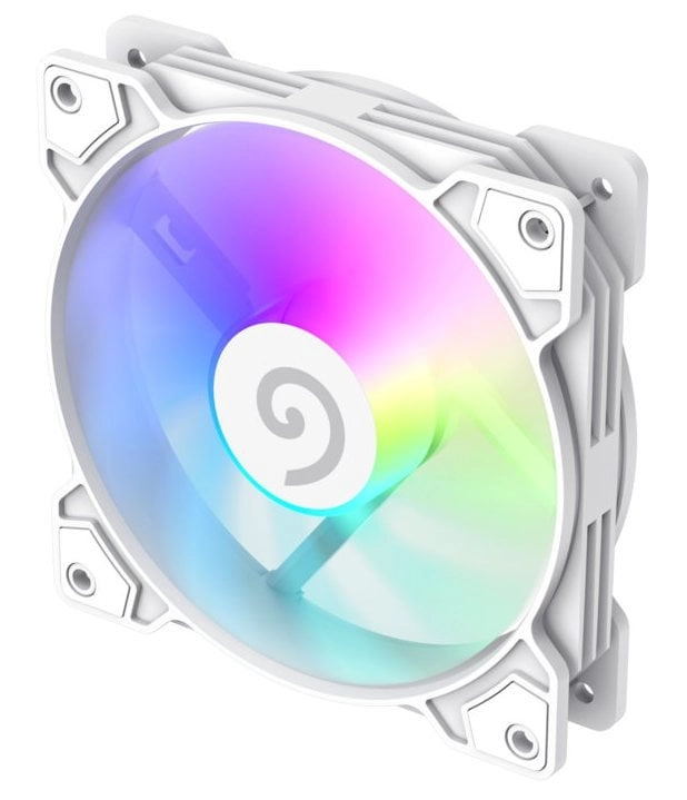 Gamemax FN12A-S5-W oq korpus ventilyatori, White O'zbekistonda