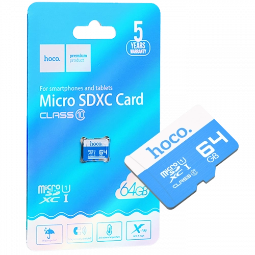 Карта памяти Hoco 64GB Micro SDXC Class 10 купить
