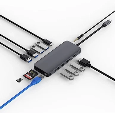 USB-концентратор Хаб Wiwu Alpha 12 in 1 Type-C в Узбекистане