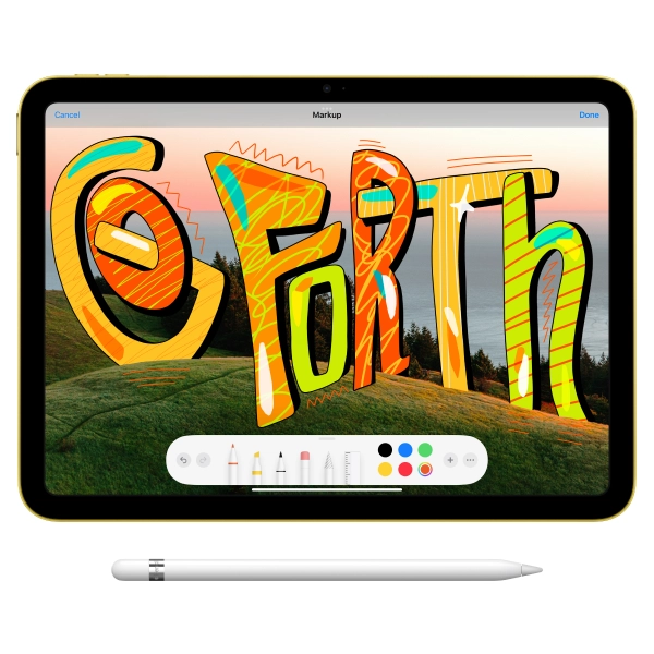 Apple iPad Gen 10 10.9 Apple iPad Gen 10 10.9" (2022) 64GB Wi-Fi+Cellular Yellow plansheti O'zbekistonda