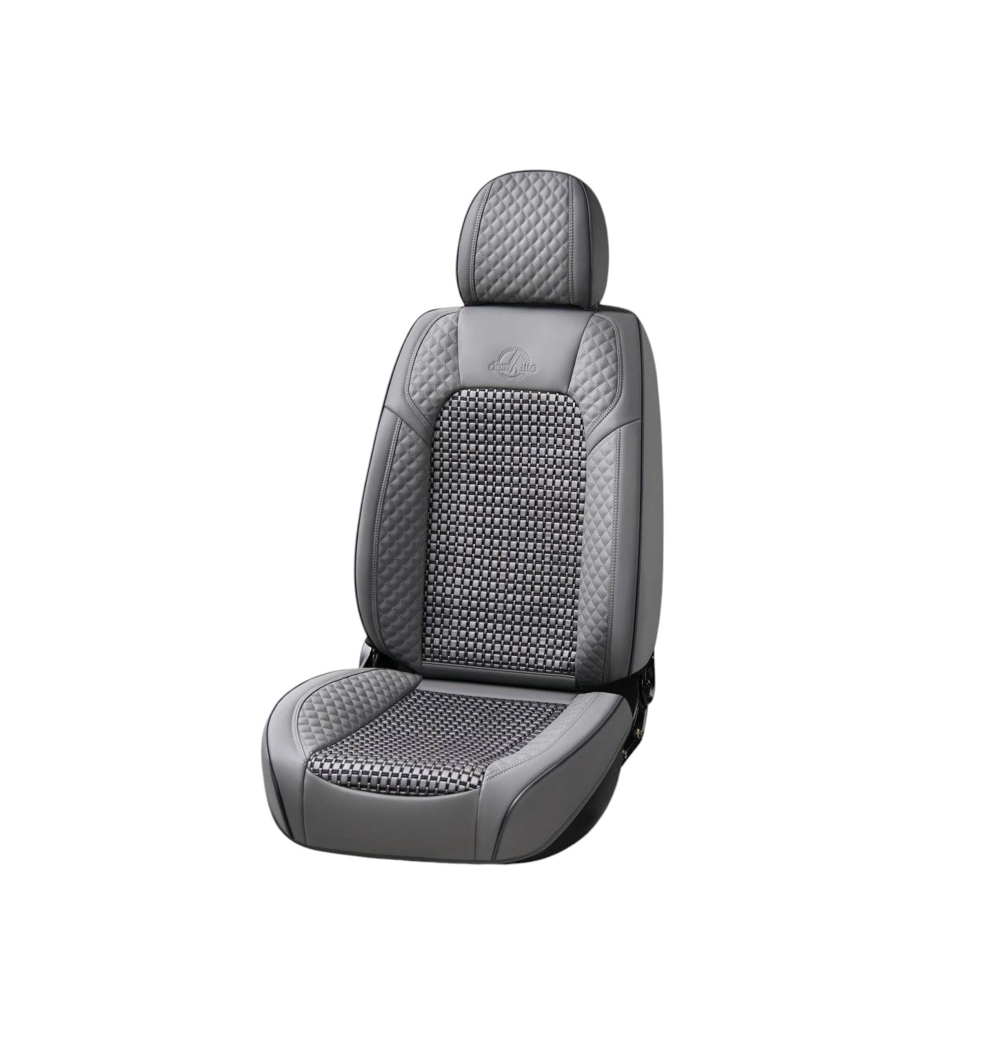 Avtomobil o'rindig'i uchun universal g'ilof, charm, qora rangli sotib olish