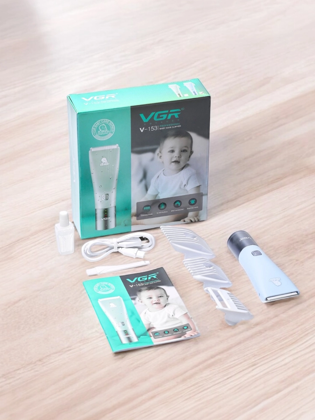 Bolalar uchun soch olish mashinkasi Baby Trim VGR V-153 onlayn