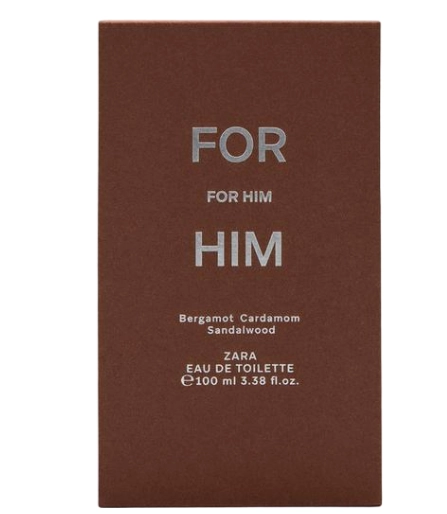 ZARA FOR HIM 100ml &mdash; Ispaniya erkaklar atiri O'zbekistonda