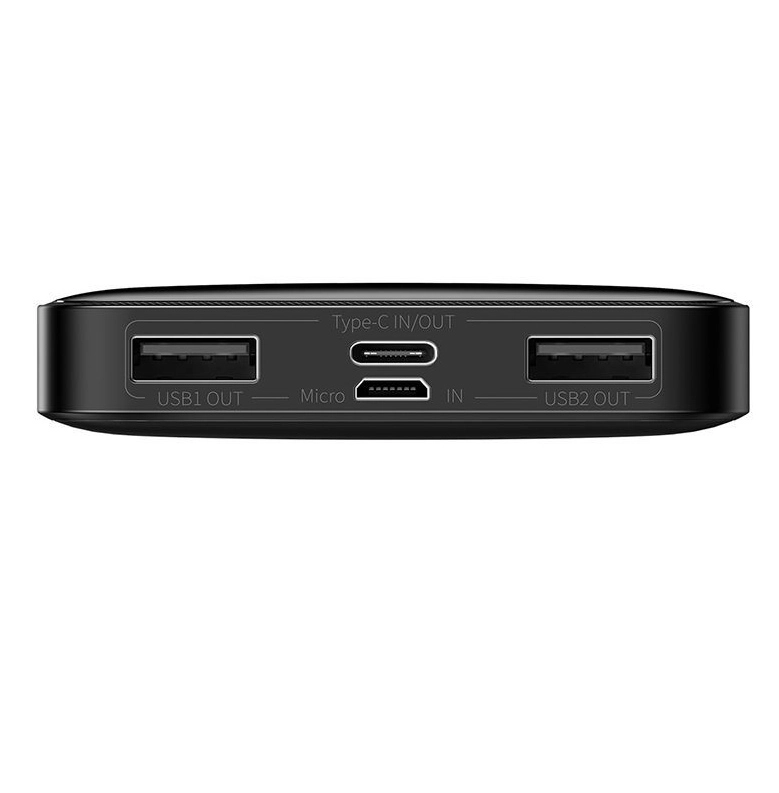Baseus Bipow 10000 mAh 15 Vt qora tashqi akkumulyatori - rasm №6 Baseus Bipow 10000 mAh 15 Vt qora tashqi akkumulyatori bo'lib to'lash