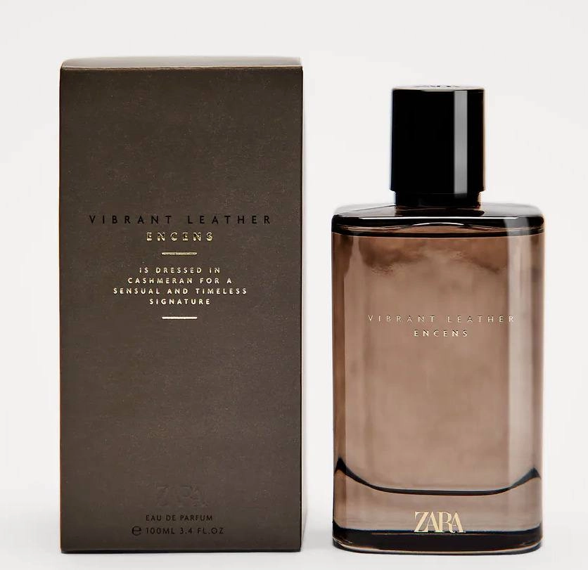 ZARA Vibrant Leather Encens 100ml — Испанский мужской парфюм купить