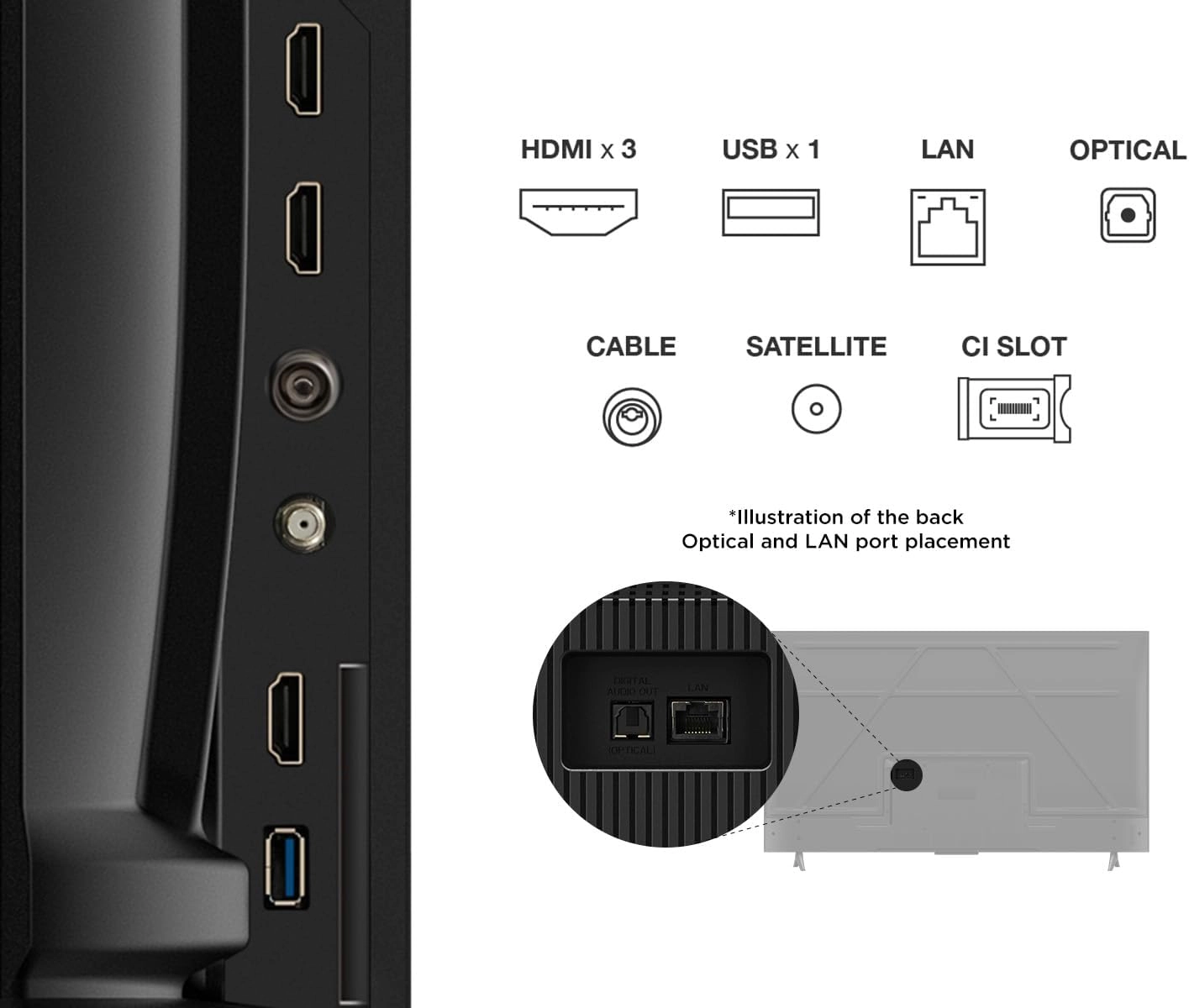 Smart televizori TCL 55V6C Gogle TV. Bestseller! yetkazib berish