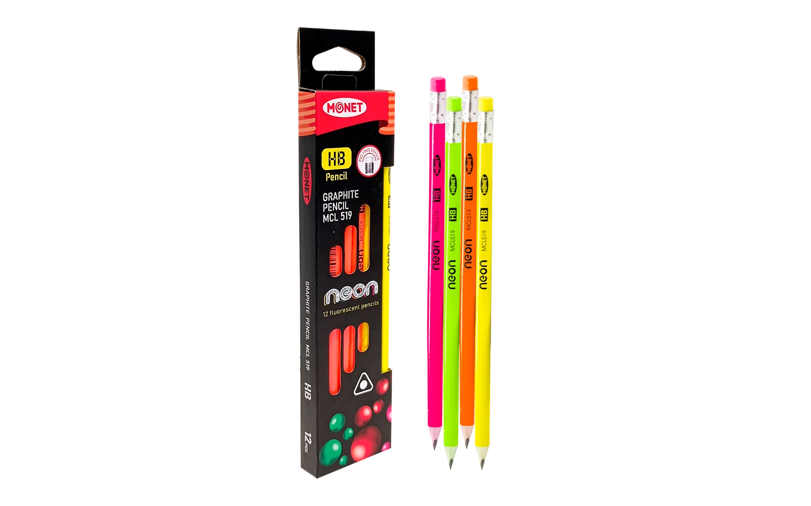 Карандаш простой чернографитный MCL 519-12  (шт) купить