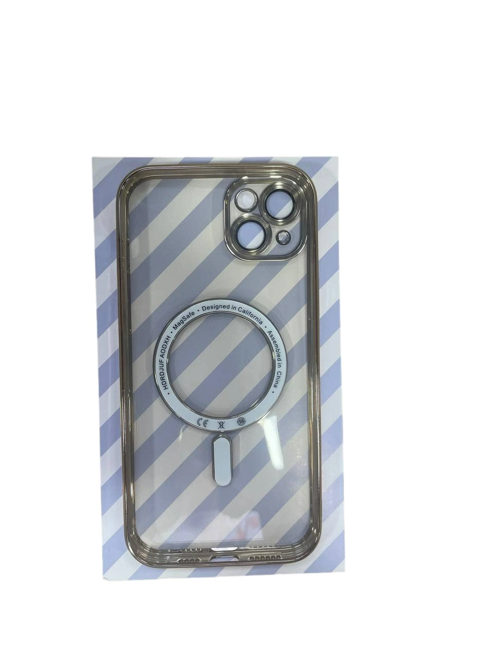 Magsafe CH0744 iPhone 14 uchun g‘ilofi gold arzon