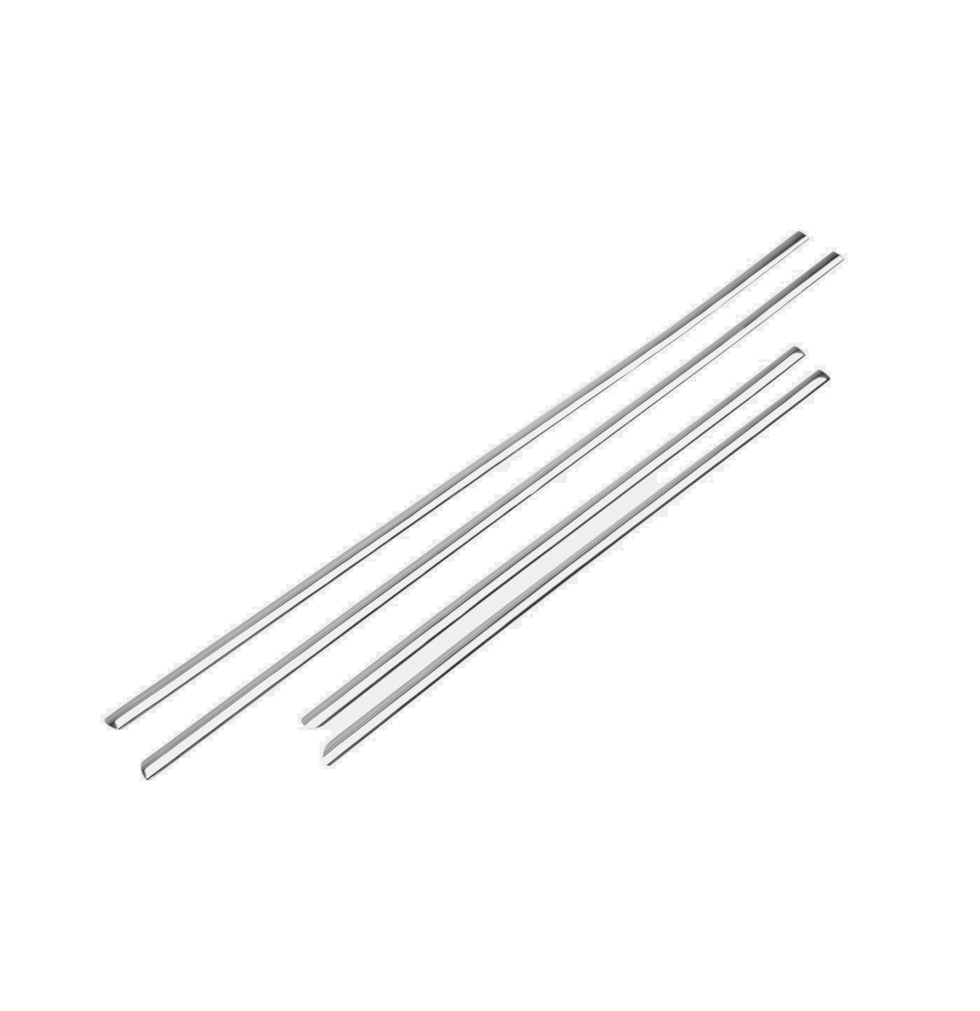 Молдинги для стекол автомобильных дверей, никель для Нексия 2 недорого