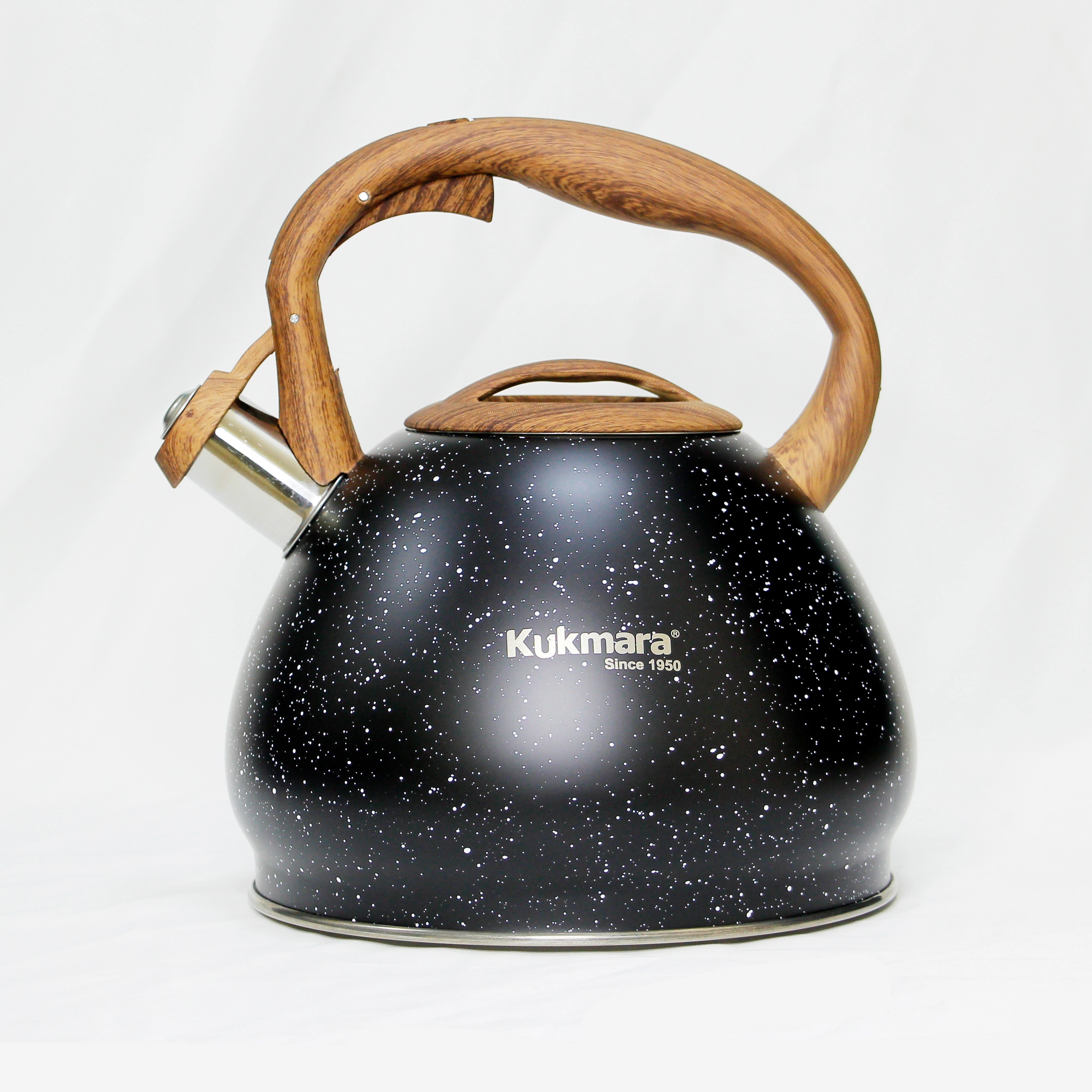 Чайник Kukmara 3 л из коррозионностойкой стали( тёмный Мрамор) купить