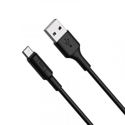 Micro-USB HOCO X25 qora (tezkor quvvatlash funksiyali) kabeli - rasm №2 Micro-USB HOCO X25 qora (tezkor quvvatlash funksiyali) kabeli sotib olish