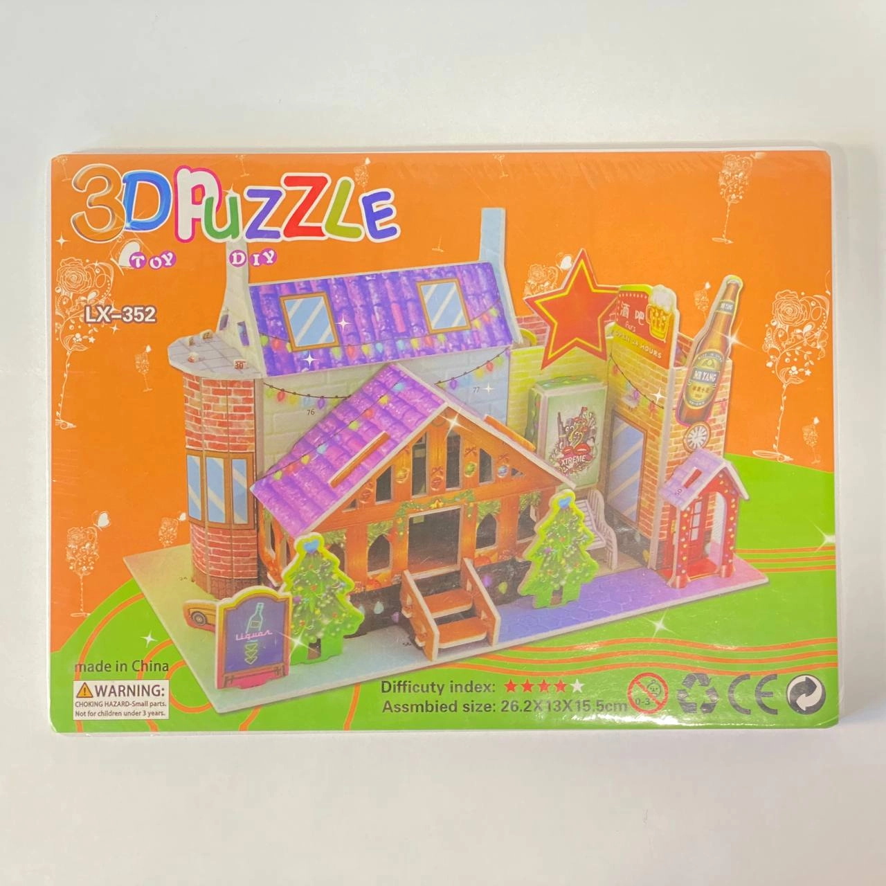 Diy Toy 3D Puzzle LX-352 Shahar sotib olish