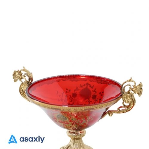 Karosa meva va konfet idishlari to‘plami (qizil)  O'zbekistonda