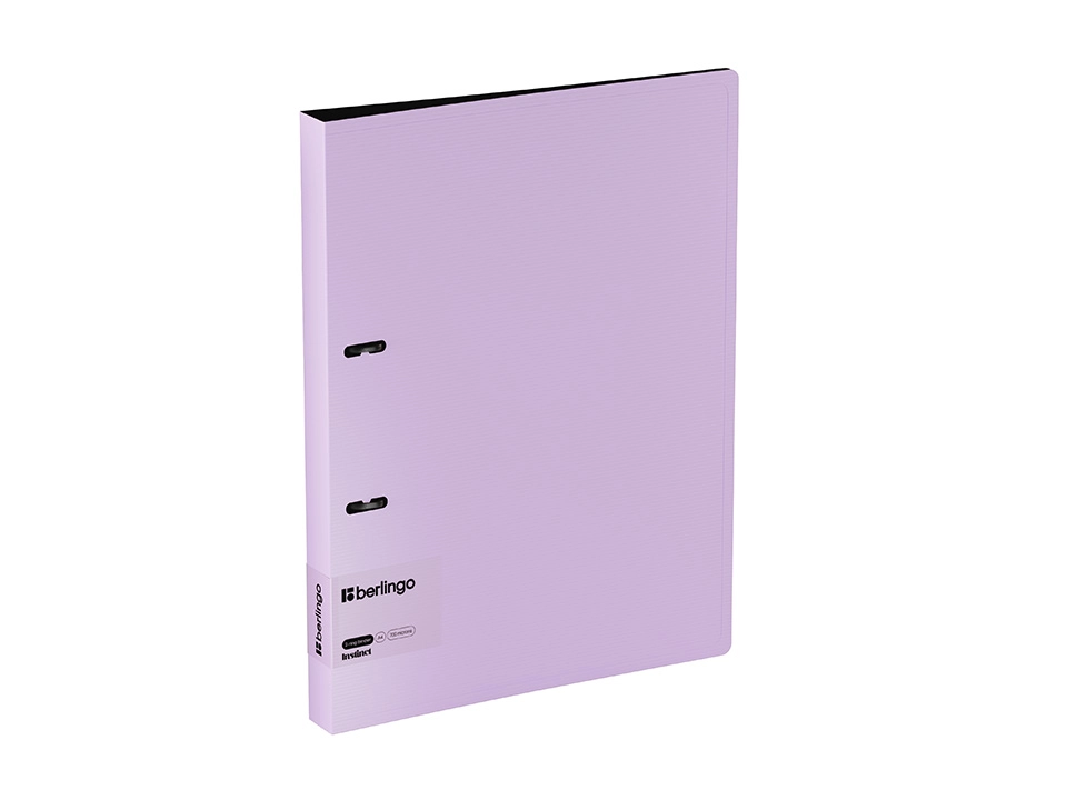 Папка Berlingo "Instinct" A4, 2 D-кольца, 35 мм, лаванда, с карманом купить