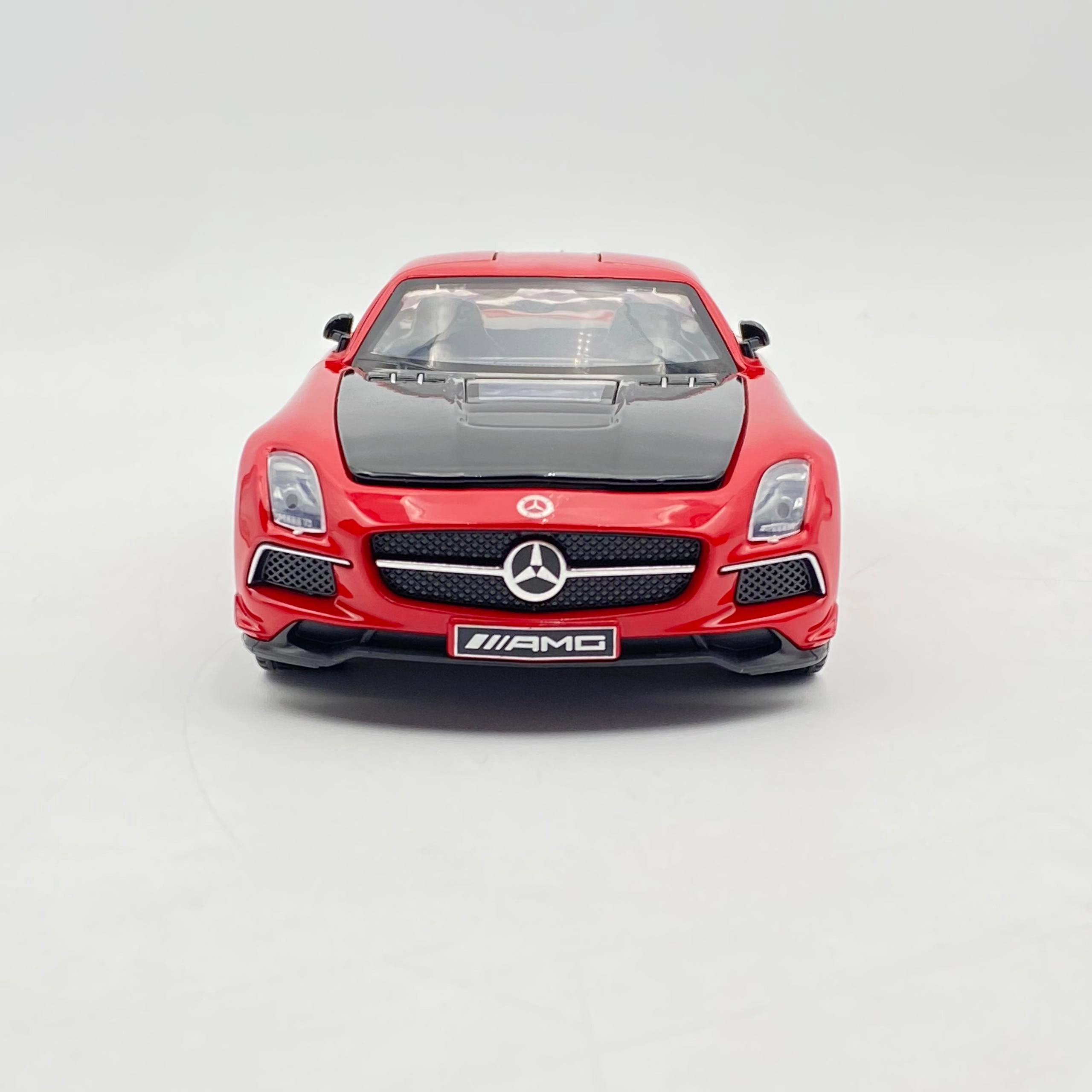 Mercedes SLS AMG qizil o'yinchoq mashina modeli onlayn
