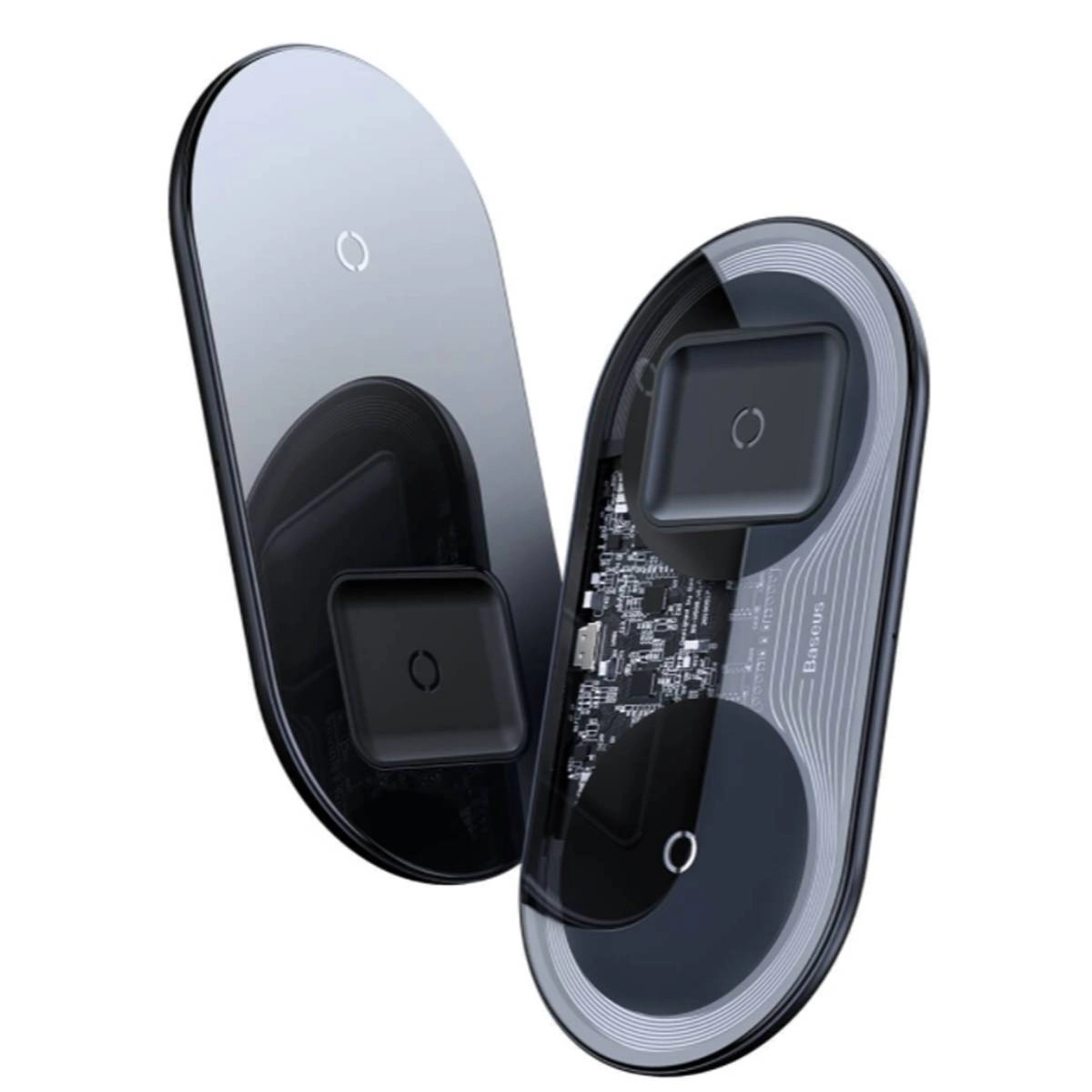 Зарядное устройство Baseus Simple 2in1 Wireless Charger Turbo Edition 24W Black TZWXJK-B01 в Узбекистане