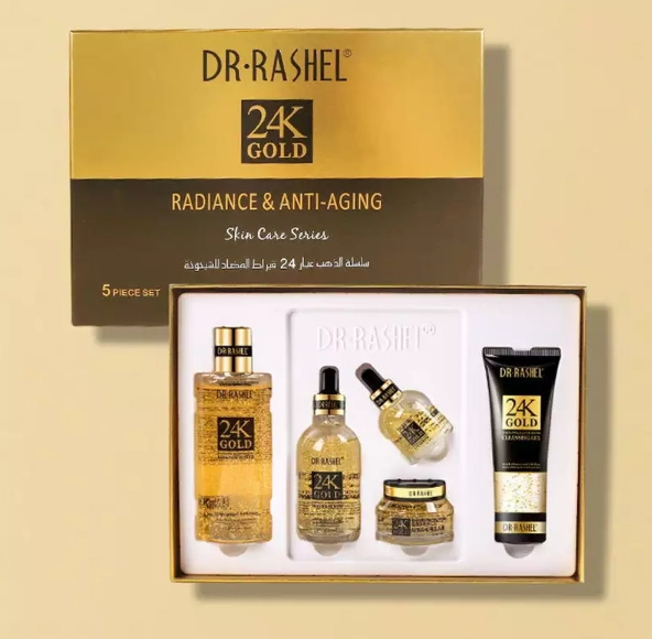 24k gold radiance & anti-aging skin care series 5dona terini parvarish qilish seriyasi sotib olish
