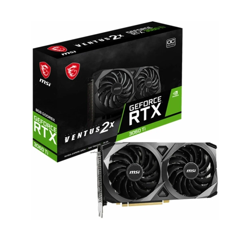 Видеокарта MSI GeForce RTX 3060 Ti VENTUS 2X 8GD6X OC рассрочка