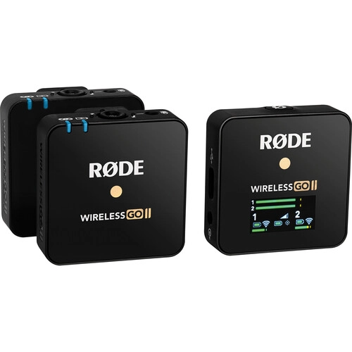Компактная цифровая беспроводная микрофонная система/рекордер RODE Wireless Go II Dual, Black купить