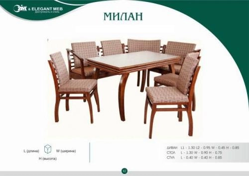 Столы и стулья MILAN UGL купить