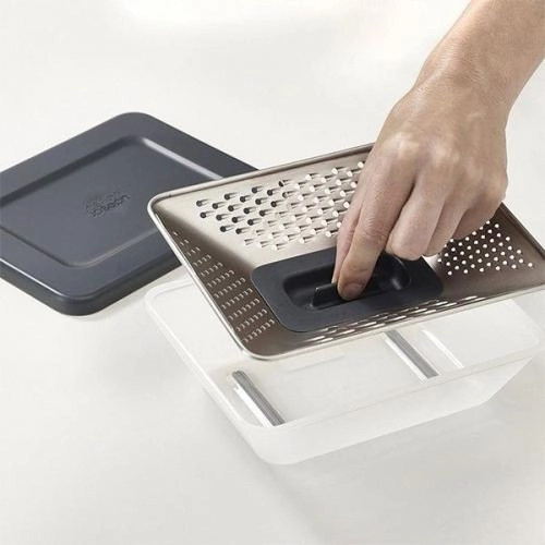 Терка  4в1 с контейнером для хранения и крышкой Prism Box JOSEPH JOSEPH, 20104 недорого