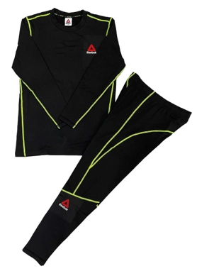 Термобельё Reebok, черно-желтый купить