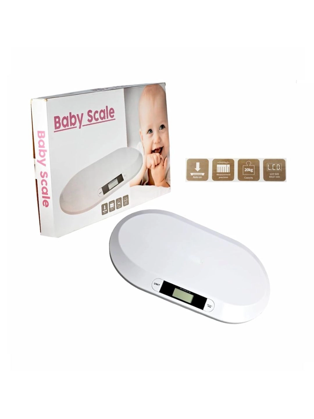 Baby Scale yangi tug&lsquo;ilgan chaqaloqlar uchun elektron tarozi, tug&lsquo;ilgandan boshlab 20 kg gacha bo&lsquo;lgan bolalar tarozisi arzon