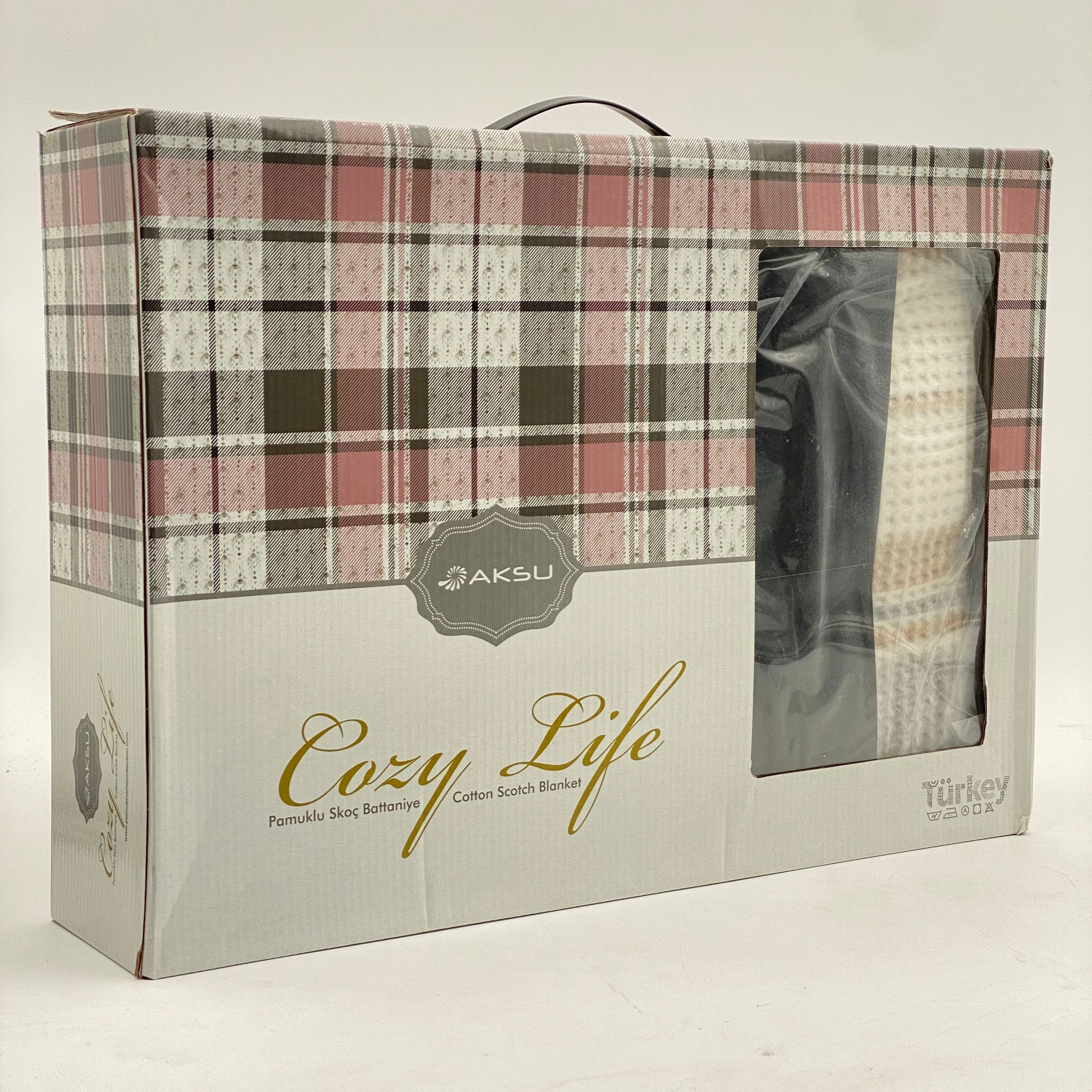 Turkcha to&lsquo;rli pled-choyshab "AKSU Life" (150&times;200 sm) arzon