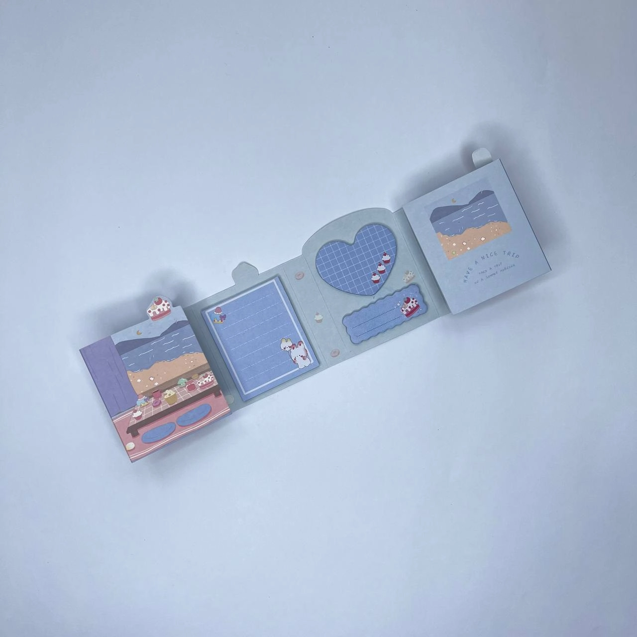 Стикеры для заметок Буклет (синий) в Узбекистане