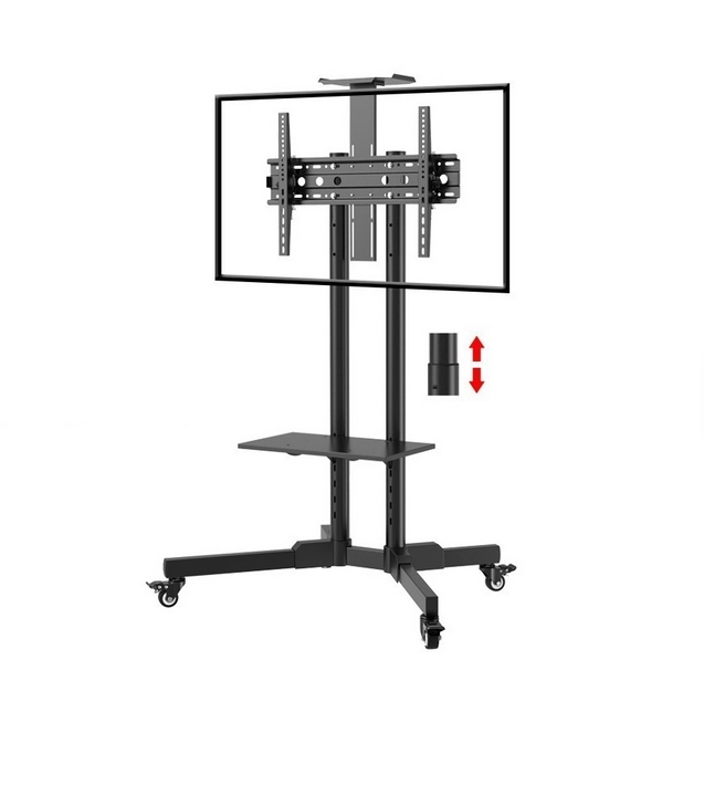 AVA1500-60-1P (32&Prime; &ndash; 75&Prime;) mobil kronshteyni , Black arzon