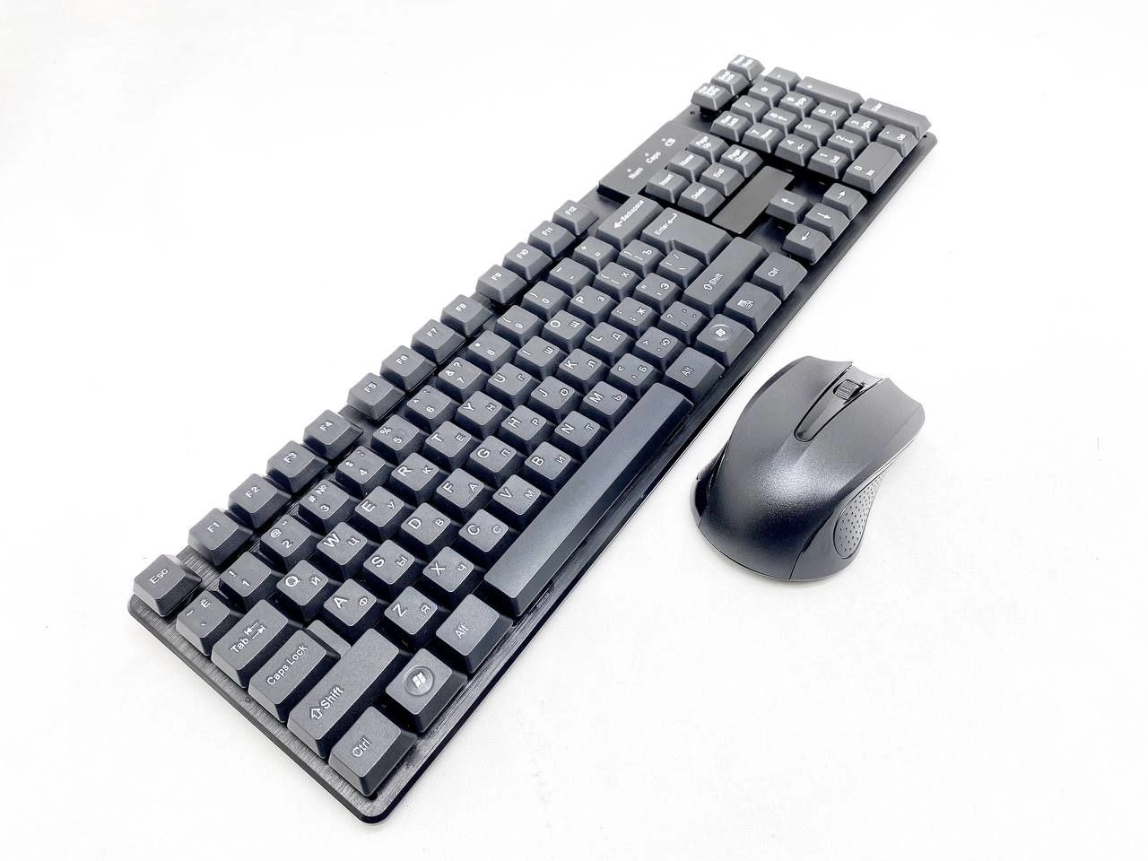 Комплект беспроводной клавиатуры и мыши TJ-808 недорого