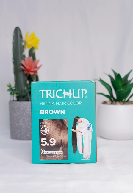 Краска-хна Trichup Henna Hair Color - Brown 6*10gr купить
