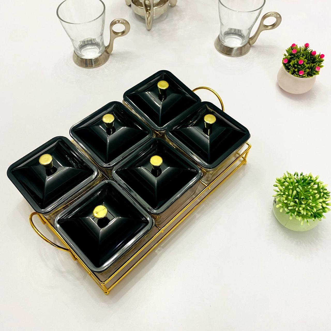 Стеклянное Блюдо для десертов 51017-2  Life Smile купить