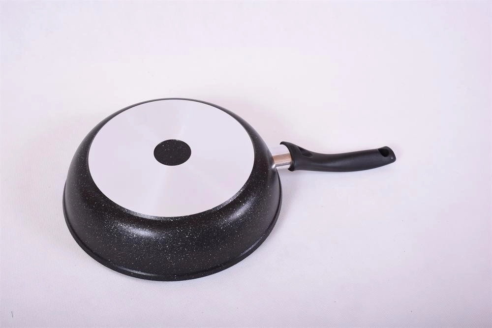 Сковорода Kukmara 240/60 мм со стеклянной крышкой линия Мрамор ( Тёмный мрамор) (смт24603а) недорого