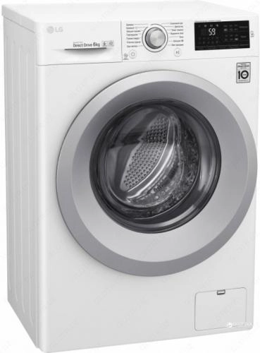 LG F2J5NS4W (Oq) (Bug‘ berish) 6 Kg kir yuvish mashinasi arzon